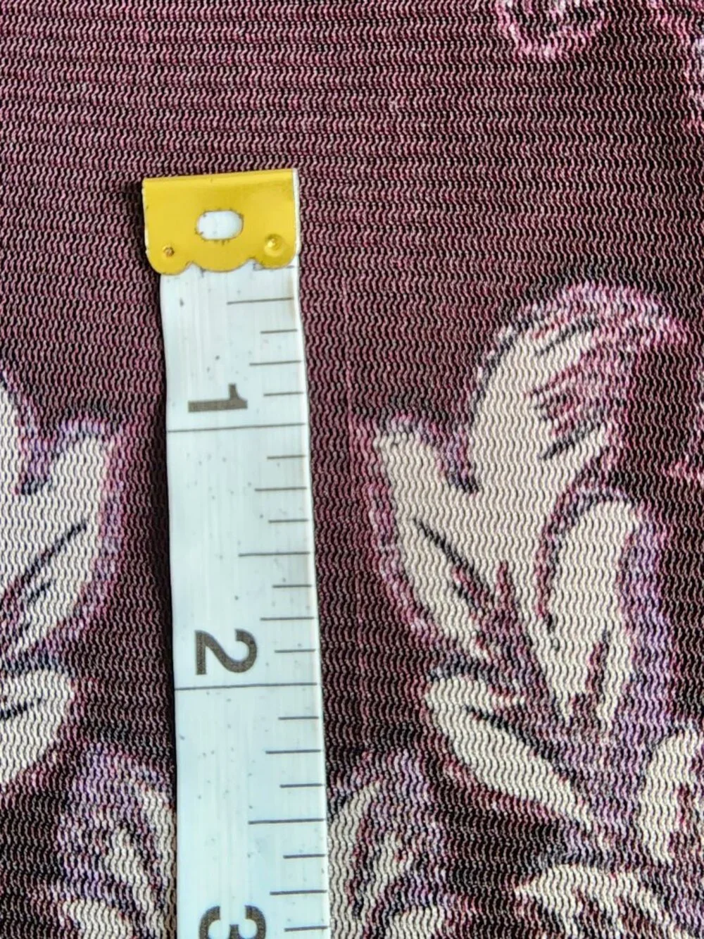 Y2K Axcess Purple Floral Women's L Fairycore Sheer Mesh Top - FLAW - Picture 11 of 15